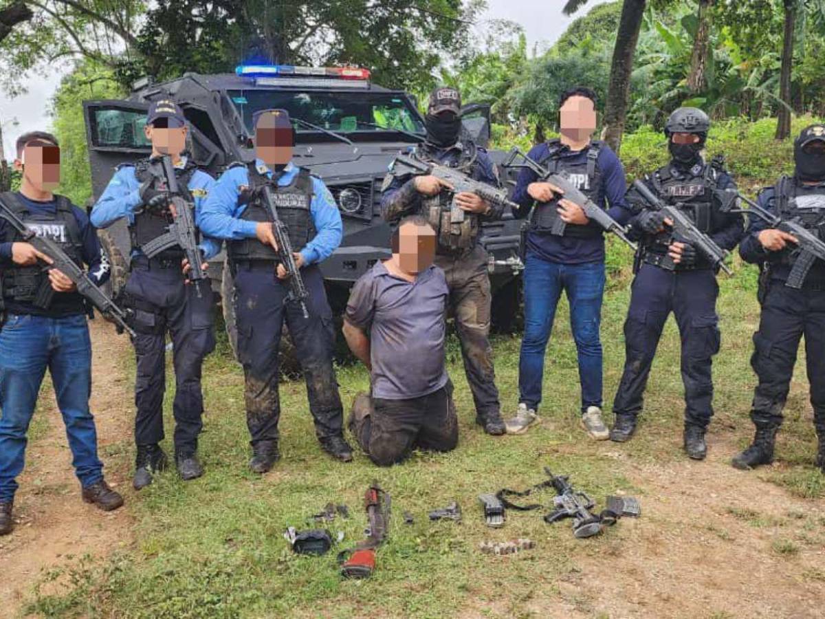 Capturan a cabecilla de banda Los Almendarez” en Juticalpa, Olancho