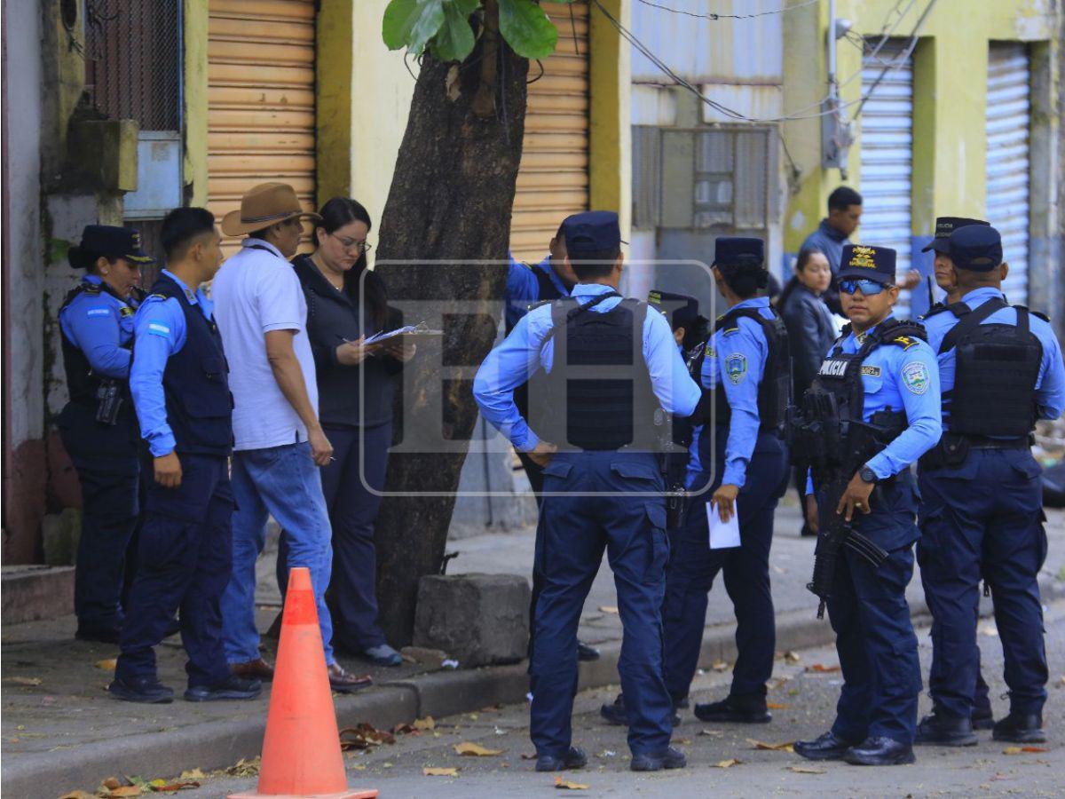 Casquillos de bala y resguardo policial: escena del crimen del abogado Altamirano