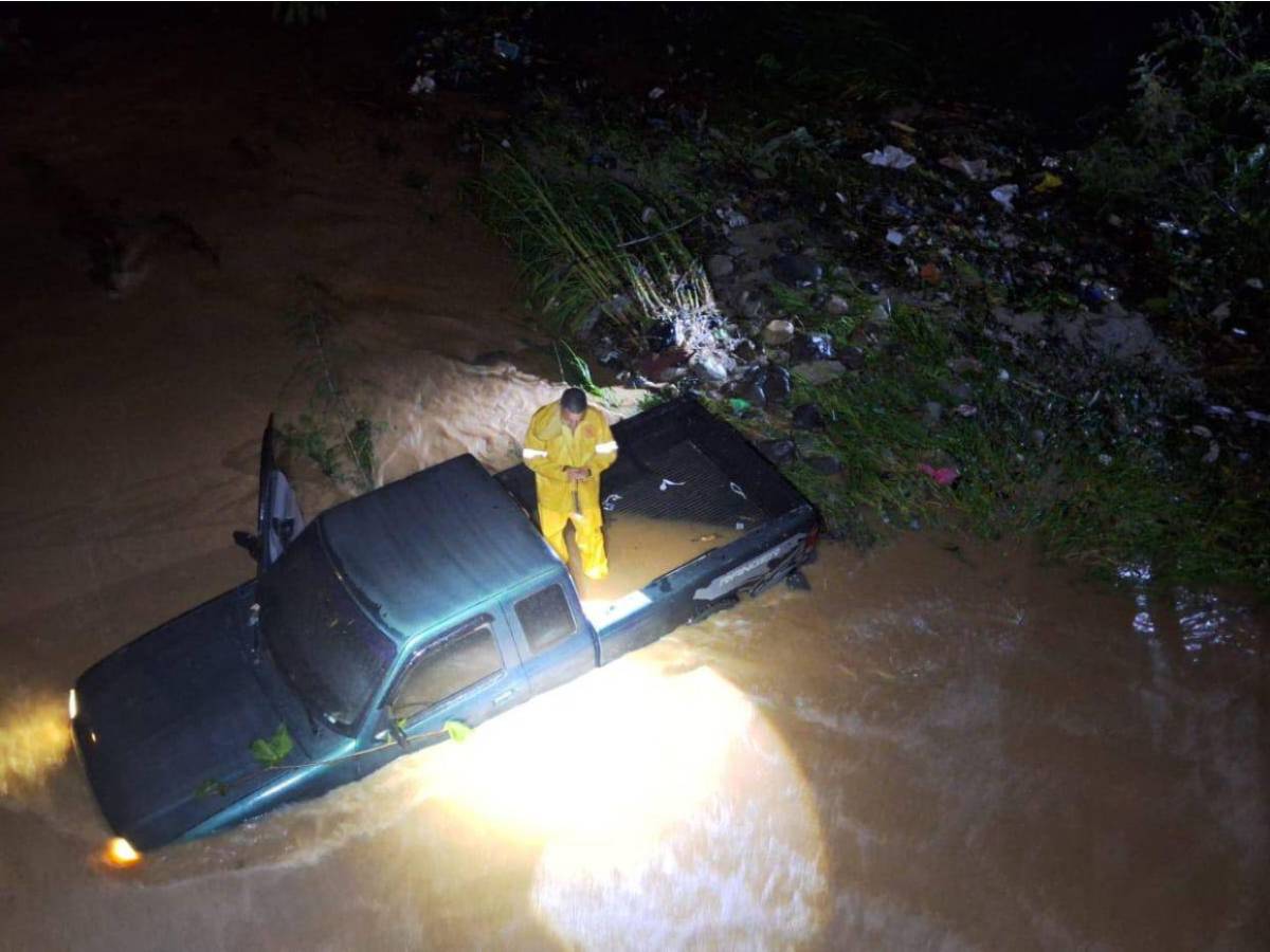 Dramáticas imágenes muestran los daños que dejaron las lluvias en la zona norte de Honduras