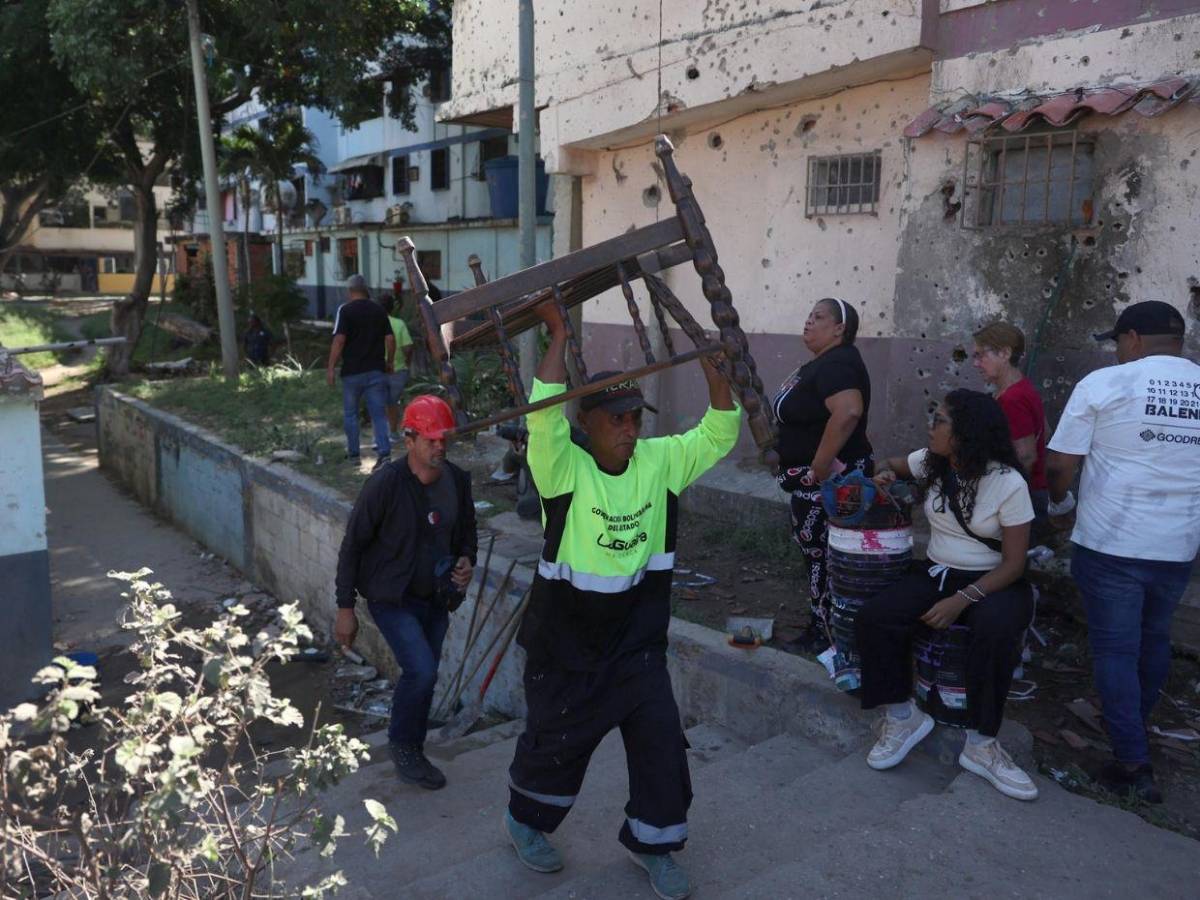 En fotos: así quedaron los edificios en Venezuela tras el ataque de Estados Unidos