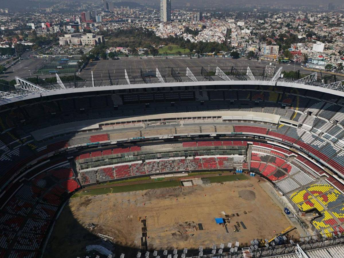 Así luce el Estadio Azteca por remodelaciones para Mundial 2026