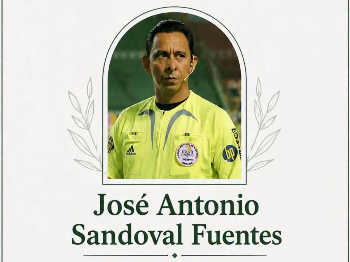 Muere exárbitro hondureño José Sandoval tras varios meses sufriendo dura enfermedad