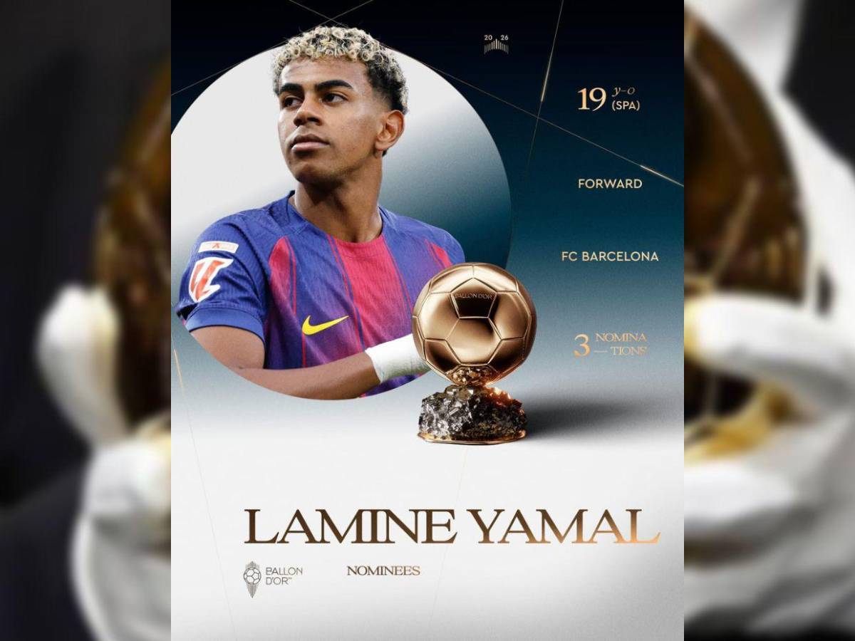 ¿Sorpresas? Estos son los 30 futbolistas nominados al Balón de Oro 2026
