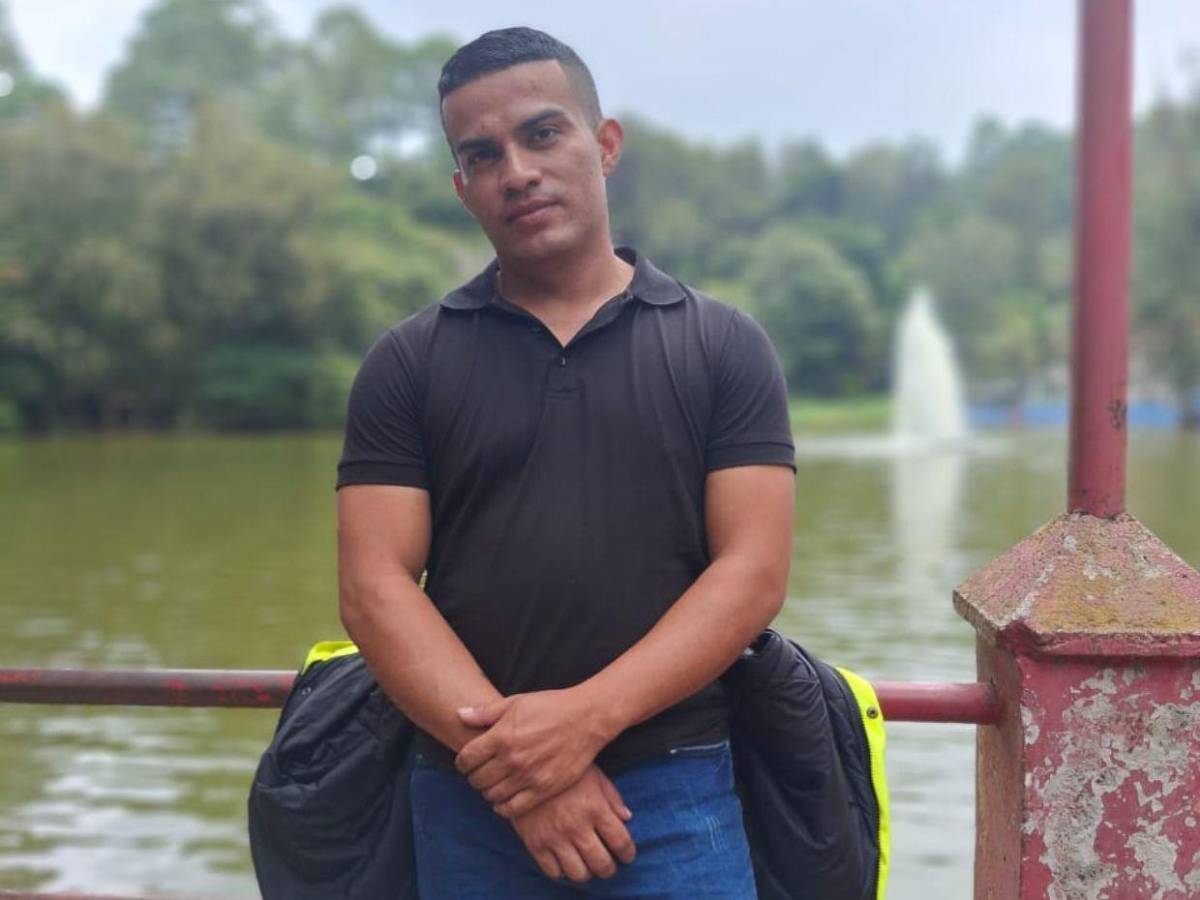 Cristian Valladares, bombero que fue hallado muerto en su habitación en Cantarranas