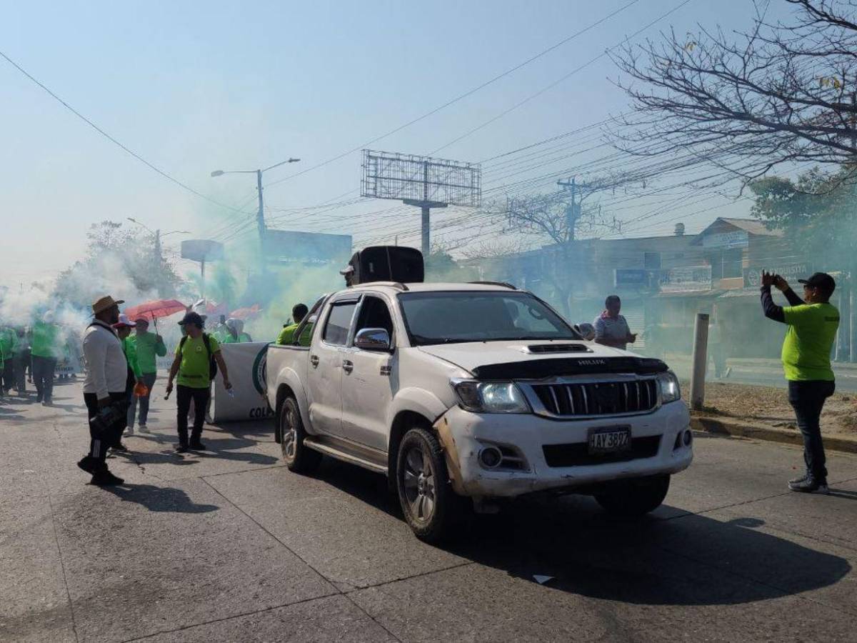 San Pedro Sula: miles marchan por mejores condiciones laborales este 1 de mayo