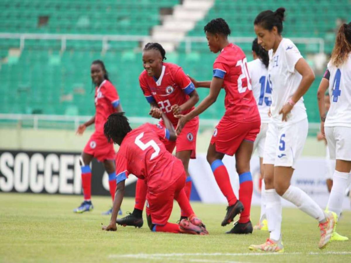 Selección femenina de Honduras sufrió una goleada ante Haití
