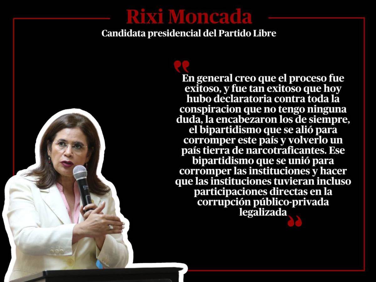 Rixi Moncada reconoce que hubo conspiración en las elecciones primarias: sus frases Rixi Moncada reconoce que hubo conspiración en las elecciones primarias: sus frases
