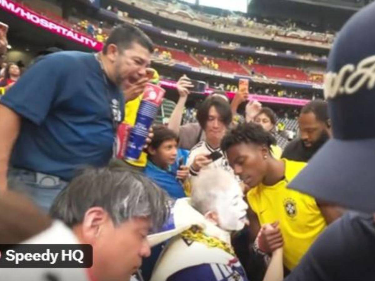 Speed se encara con salvadoreño en estadio del Mundial por culpa de Messi