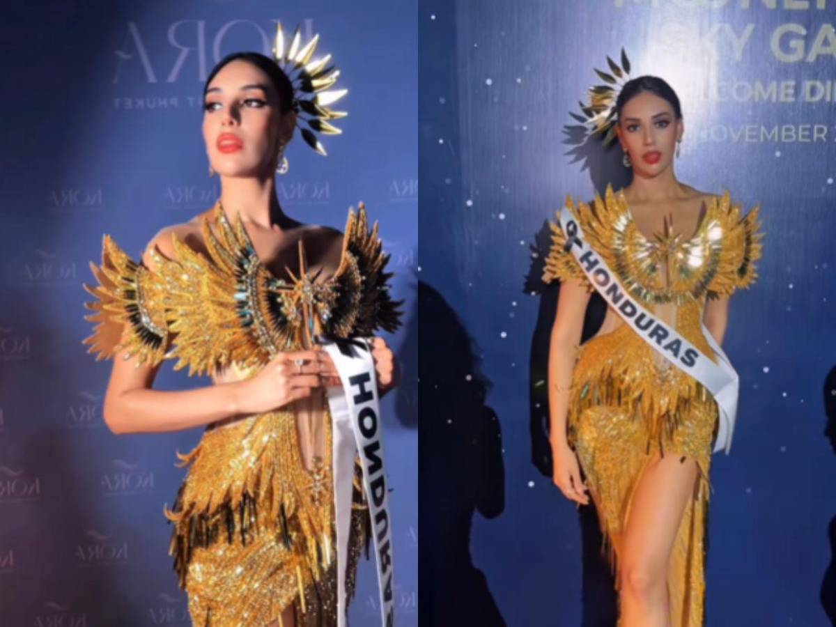 Alejandra Fuentes, Miss Honduras 2025, deslumbra con su atuendo en cena de gala