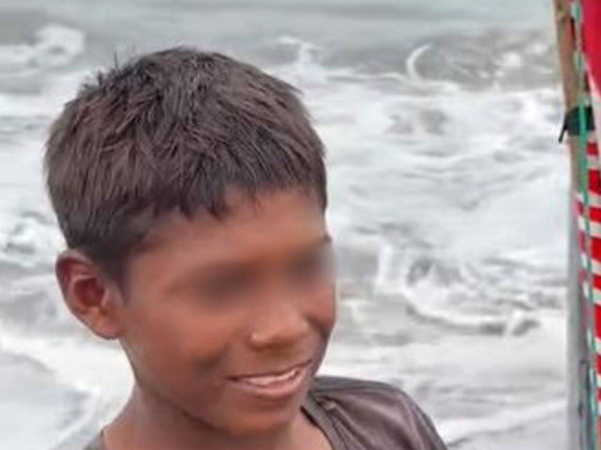 Rescató a tres niños: Alexander Gómez, menor de 13 años que expuso su vida en playa de Marcovia