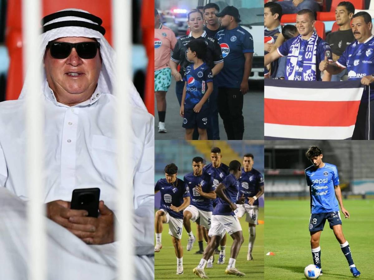 Jeque árabe se robó el show y sorprendente invasión tica previo al Motagua vs Cartaginés