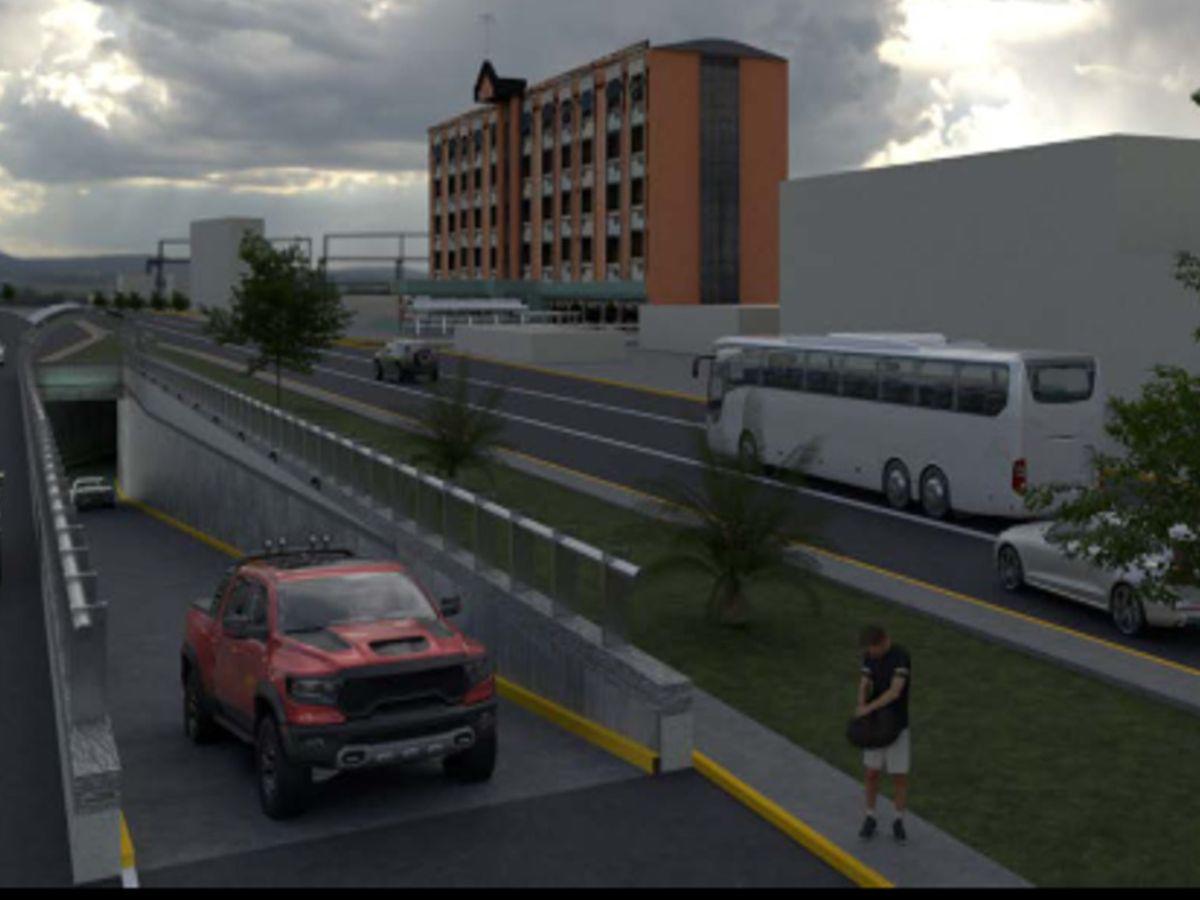 El túnel medirá al menos 150 metros y saldrá de la calle que está a un costado del Hotel Florencia con un giro a la izquierda para conectar con los carriles del bulevar Suyapa que llevan a la UNAH.
