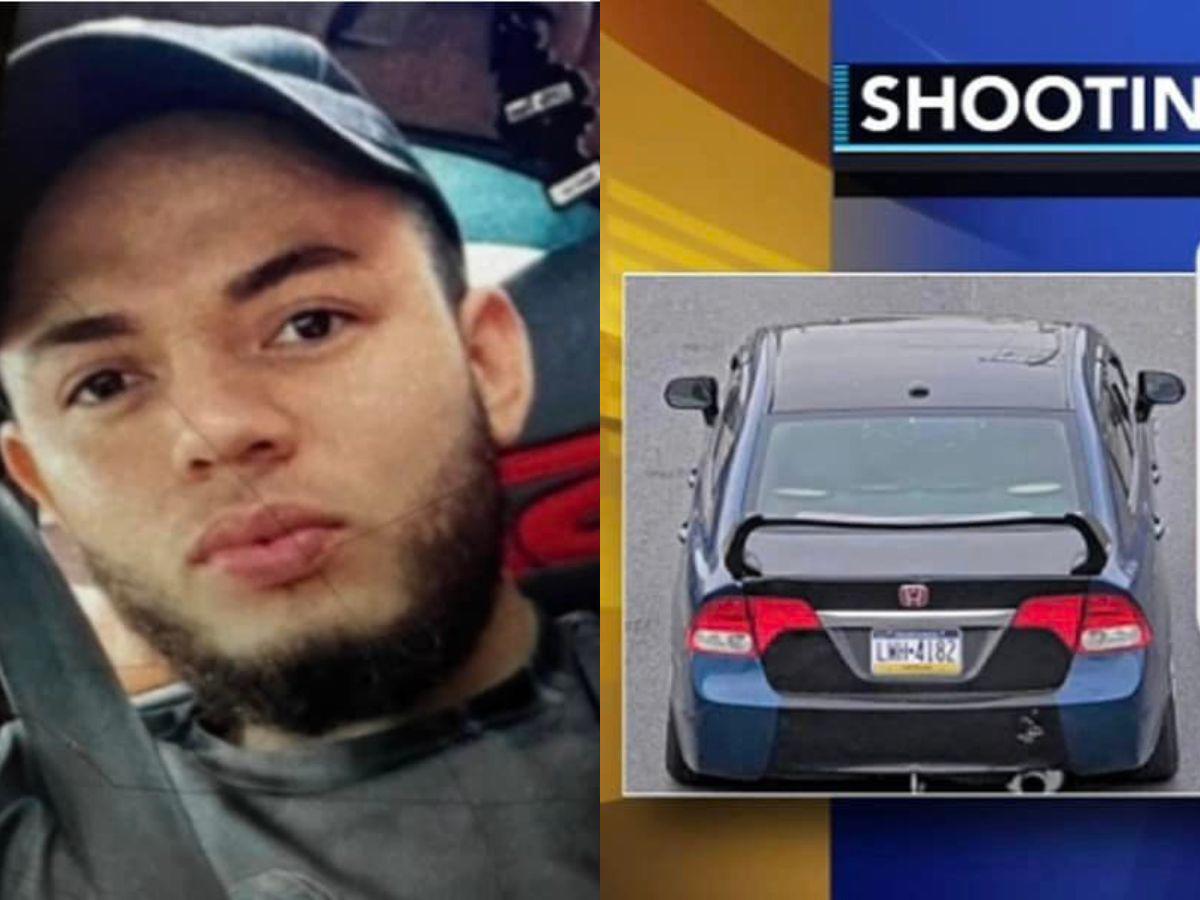 Menjívar huyó a bordo de este vehículo, según el reporte de la policía.