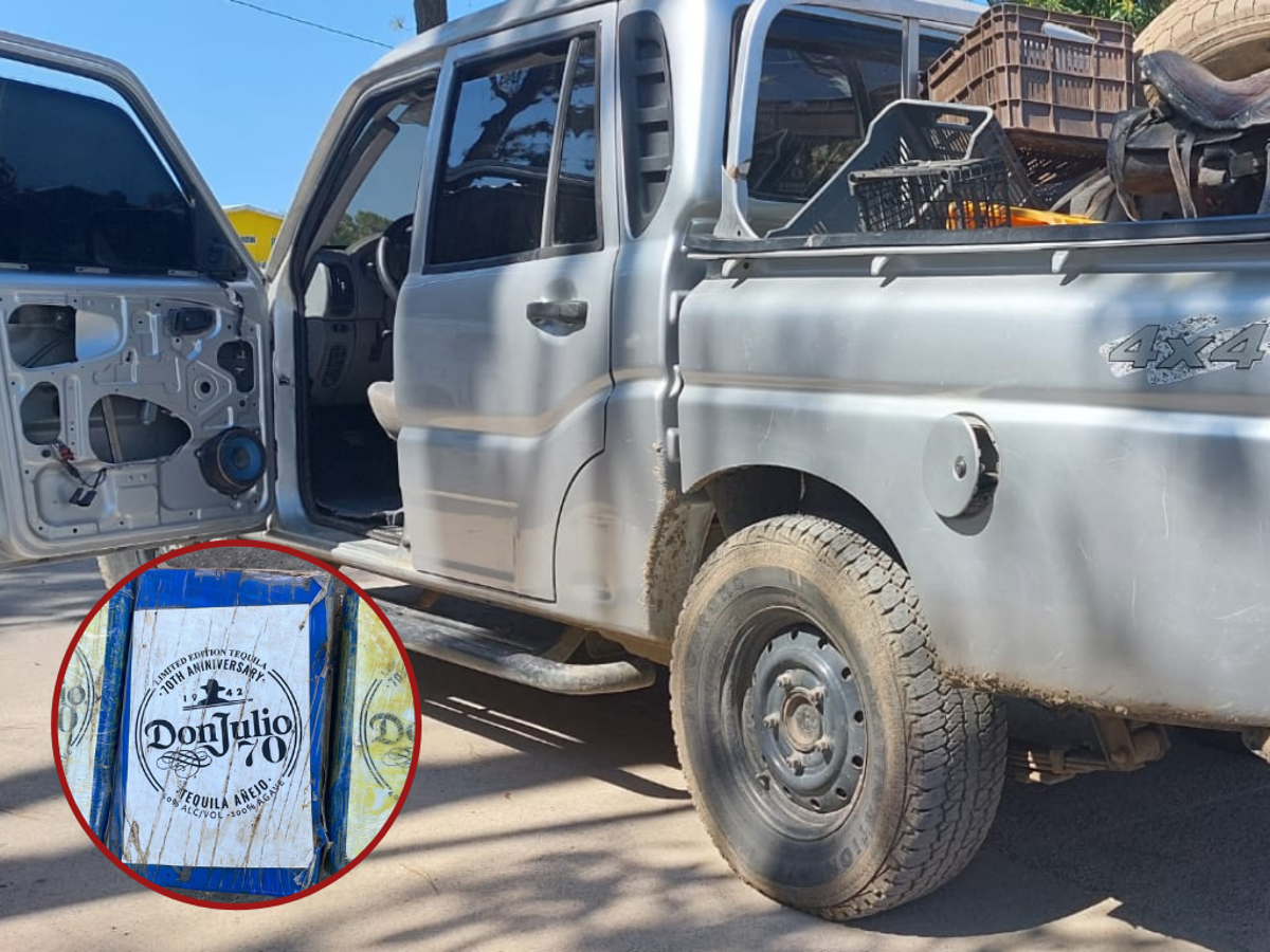 Capturan a tres hombres que transportaban supuesta droga en un vehículo