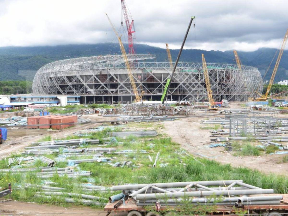 ¡Es una joya! Así avanza la construcción del mejor estadio de Centroamérica en El Salvador