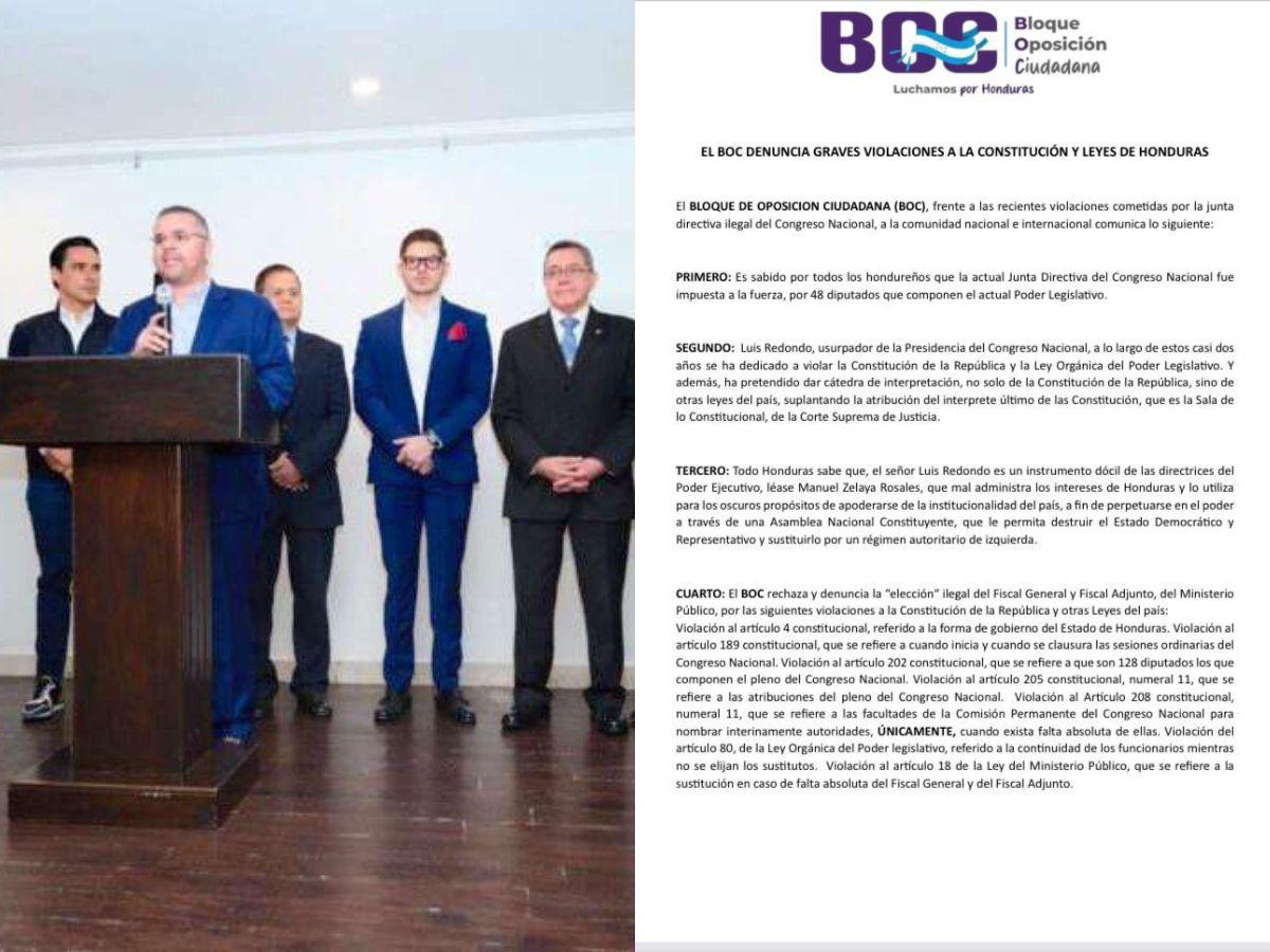 BOC rechaza nombramiento de fiscales interinos por Comisión Permanente