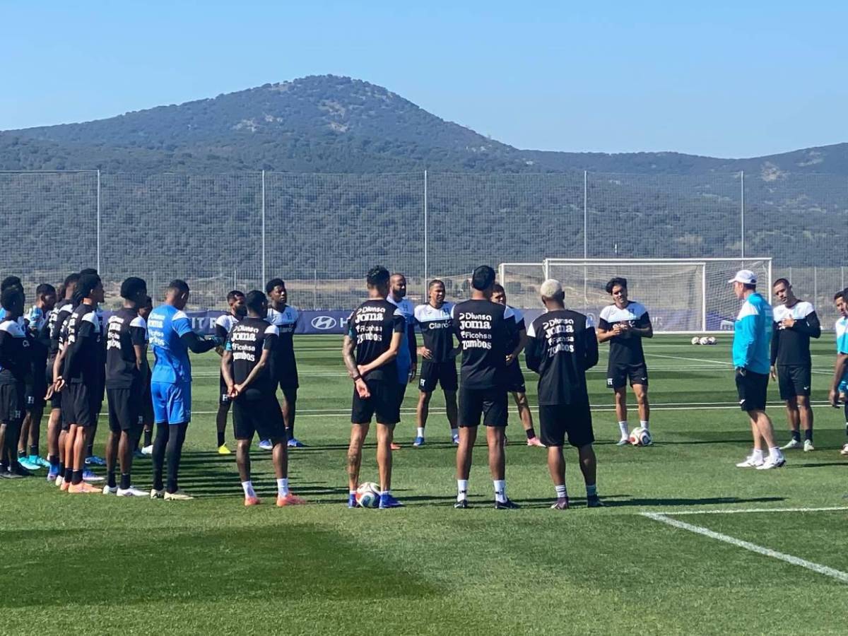 Tecnología de punta y nuevo cuerpo técnico: Honduras da un salto en su segundo entreno en España