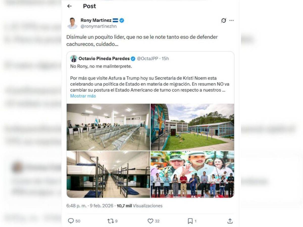 “Salió defensor de los cachurecos”: periodista acusa a Octavio Pineda