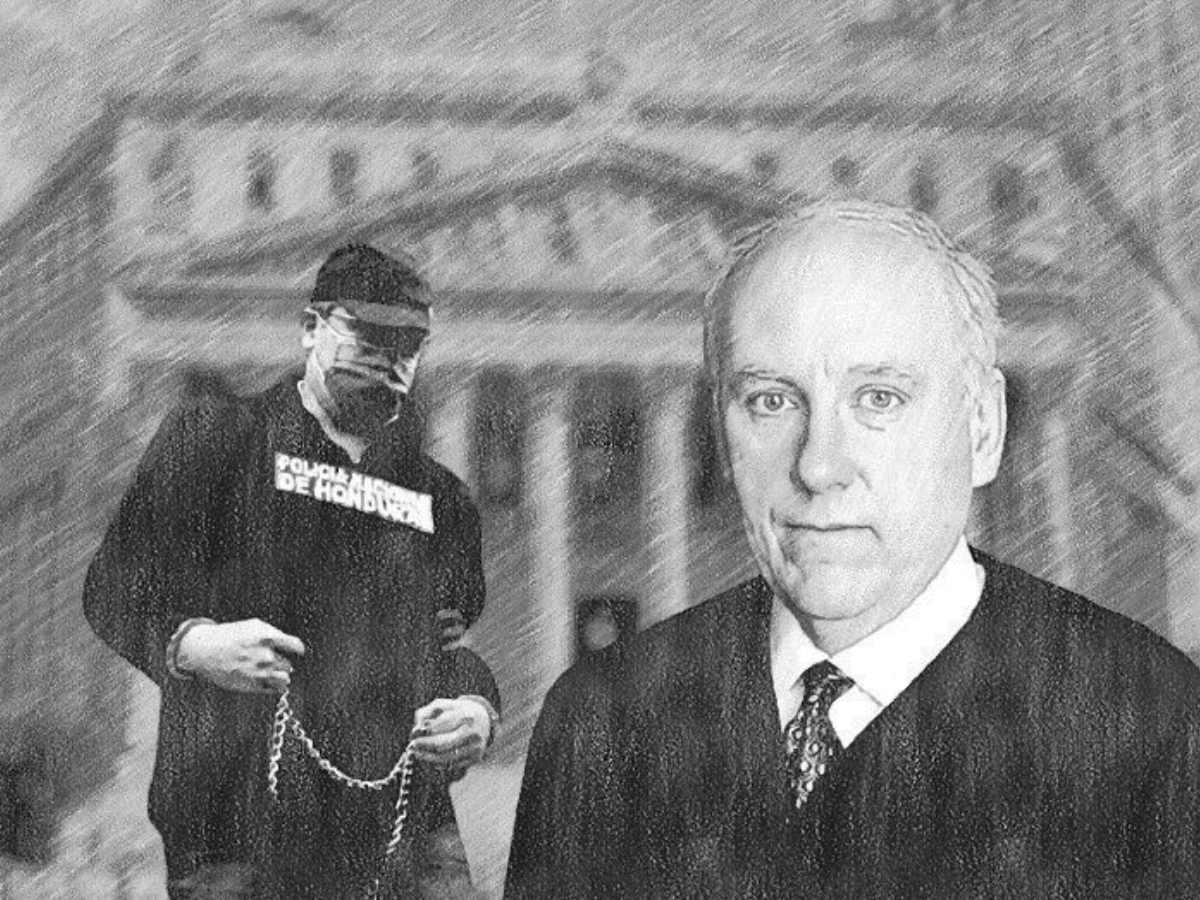 Nada prueba que Kevin Castel abandonó el juicio de JOH y que es infiltrado de la DEA