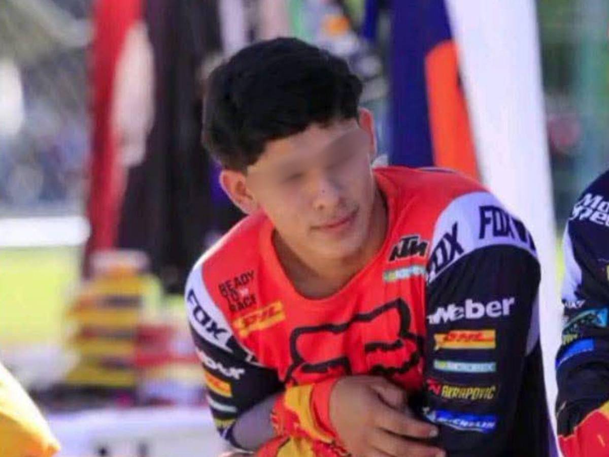 Quiso evitar un bache y murió: Anthony Darío, menor que falleció en Choluteca