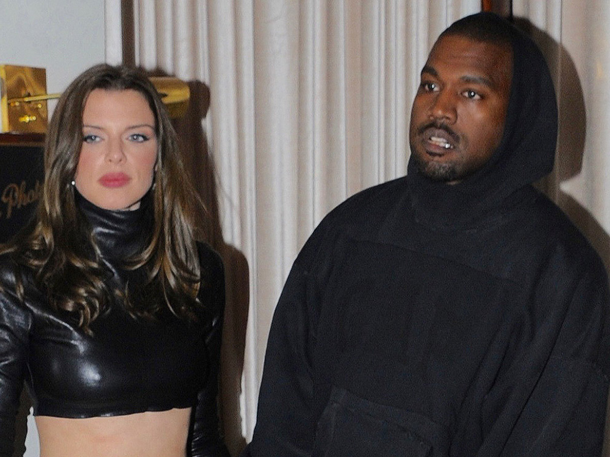 Aseguran que Kanye West y Julia Fox están en una relación abierta