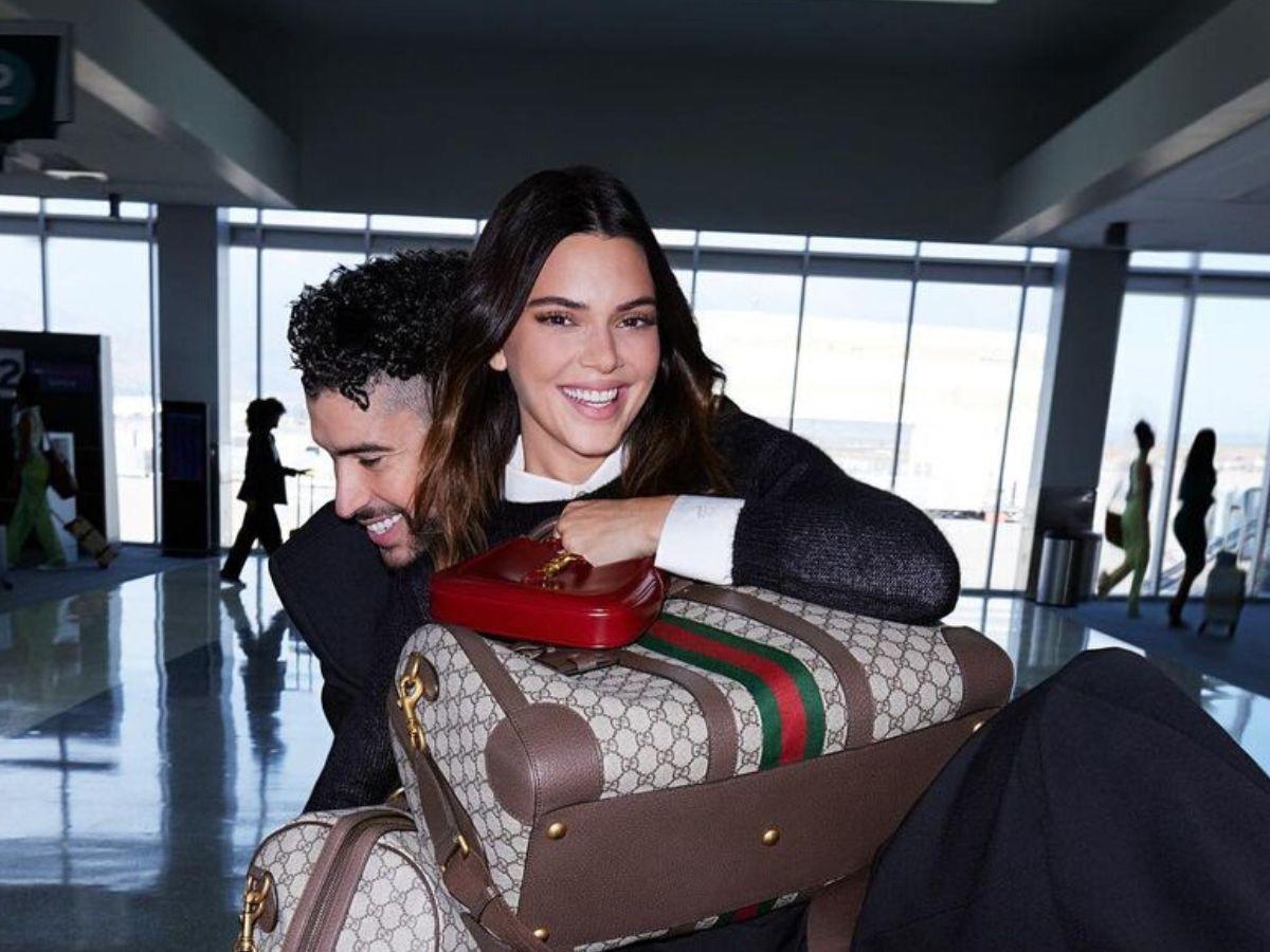 Kendall Jenner y Bad Bunny oficializan su relación con sesión de fotos para Gucci