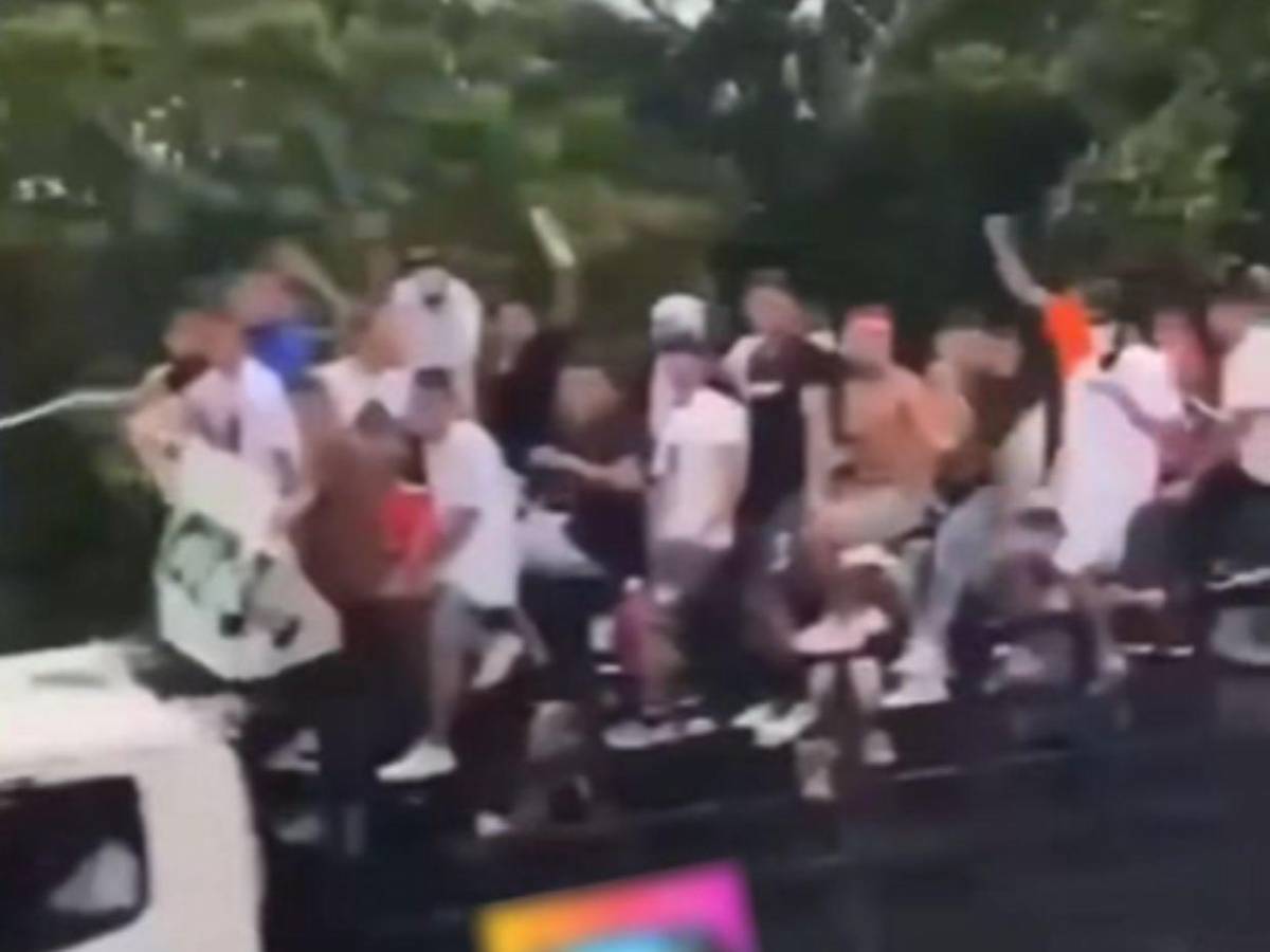 Imágenes muestran cómo viajaban las víctimas antes del volcamiento en Santa Bárbara