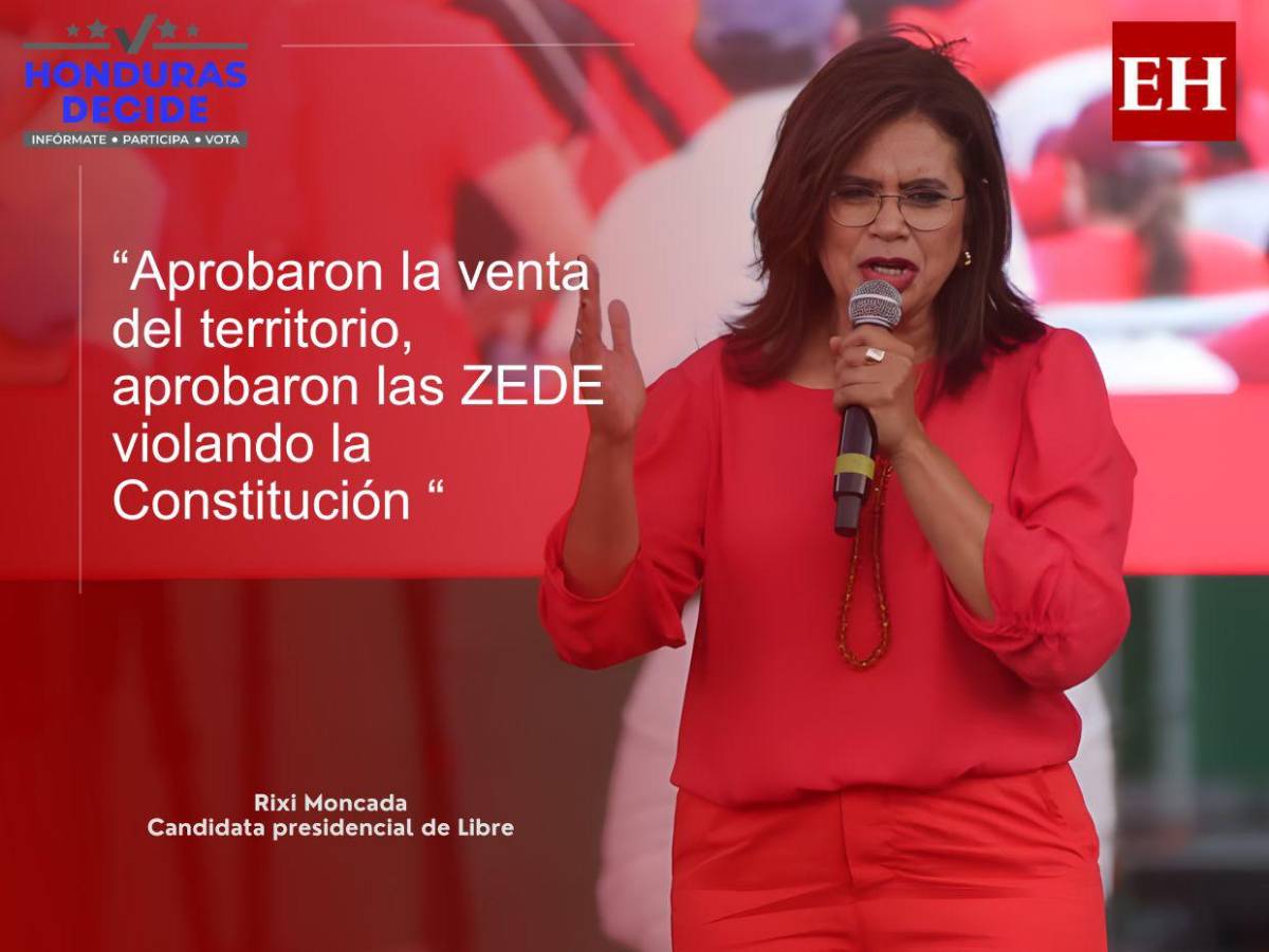 Nasralla y Asfura son los de la narcodictadura: las frases de Rixi Moncada en la Villa Olímpica