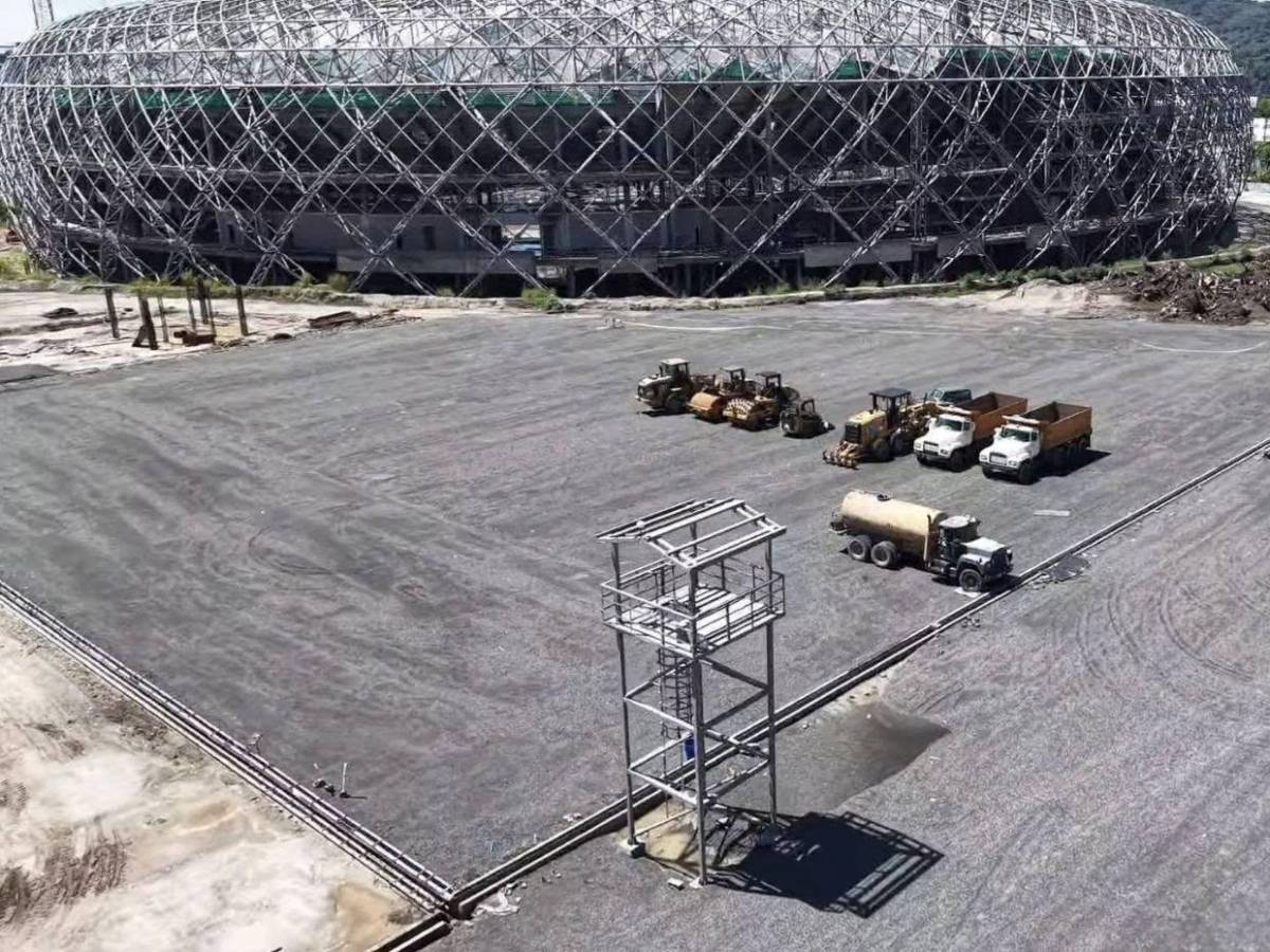 ¡Es una joya! Así avanza la construcción del mejor estadio de Centroamérica en El Salvador