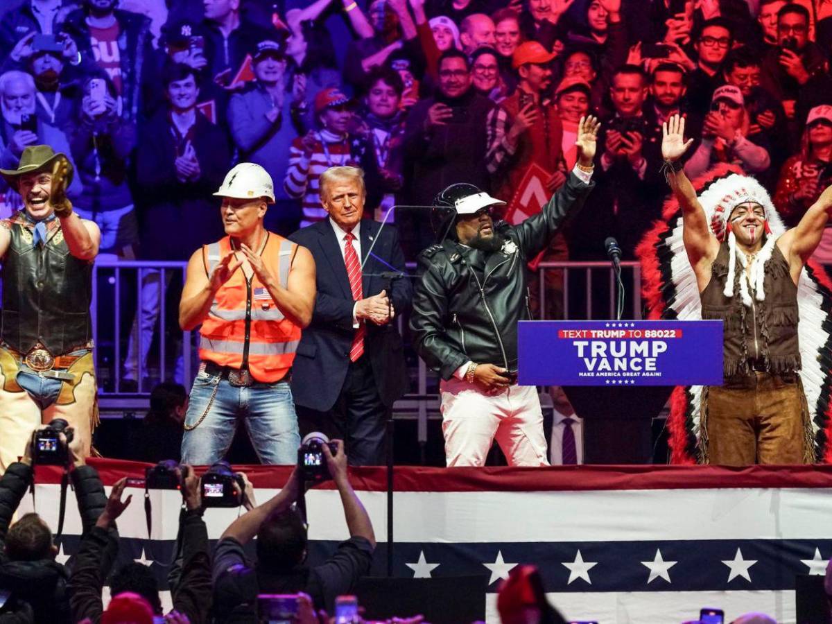 Las imágenes del rally que hizo Donald Trump en Washington previo a su investidura