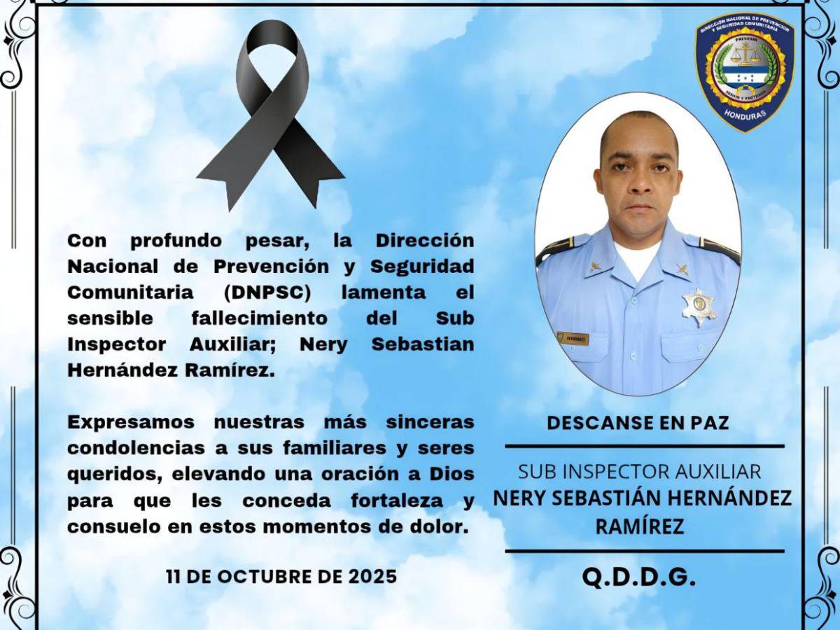 Estaba bajo un puente: caso de Nery Ramírez, abogado y policía hallado muerto en Siguatepeque