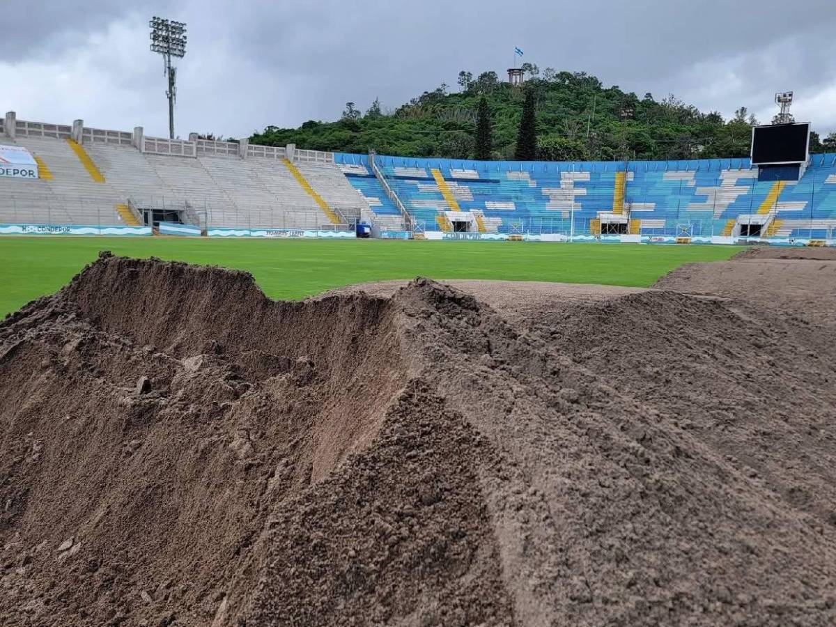 ¿Qué le están haciendo?: Los nuevos arreglos que tendrá el estadio Nacional de Tegucigalpa