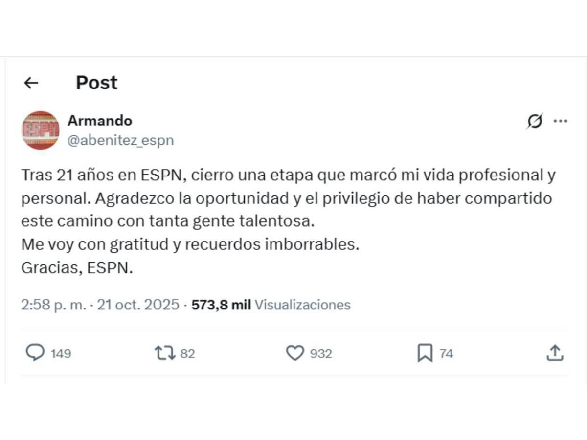 ESPN sorprende al despedir al jefe de jefes y otros también se van en la barrida