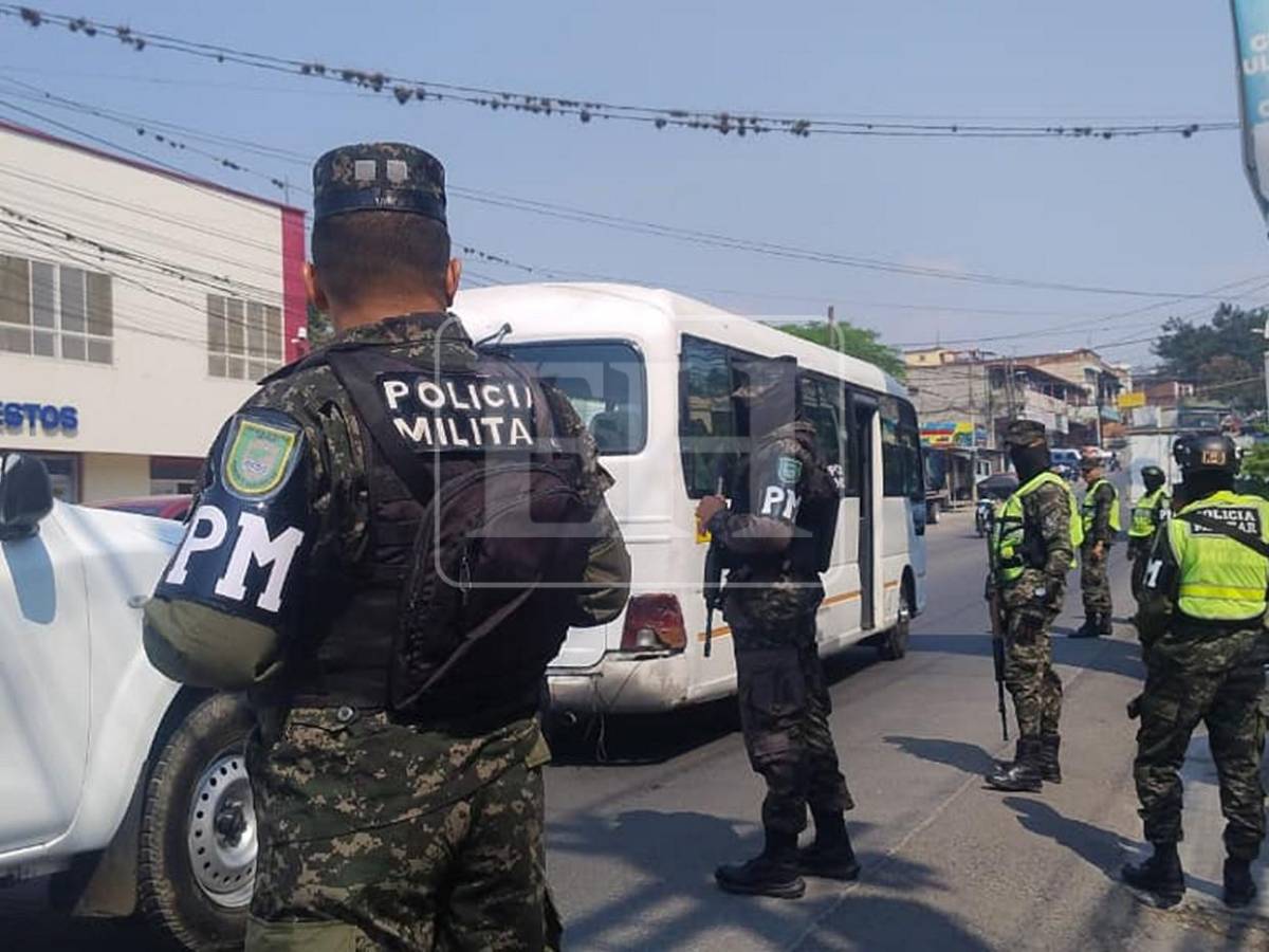 Allanamientos contra red de extorsión y sicariato en Francisco Morazán y Choluteca