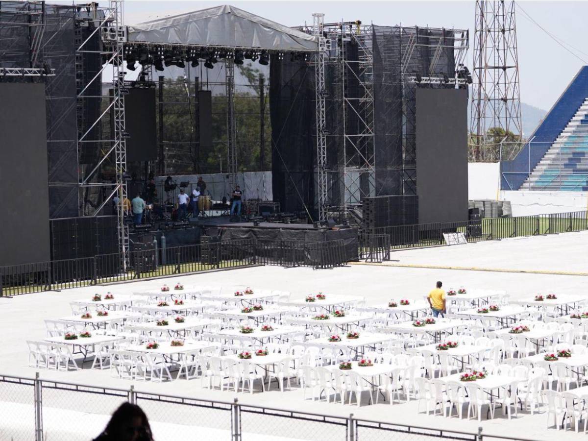 Más deteriorada: así luce la grama del Morazán previo a concierto gratuito