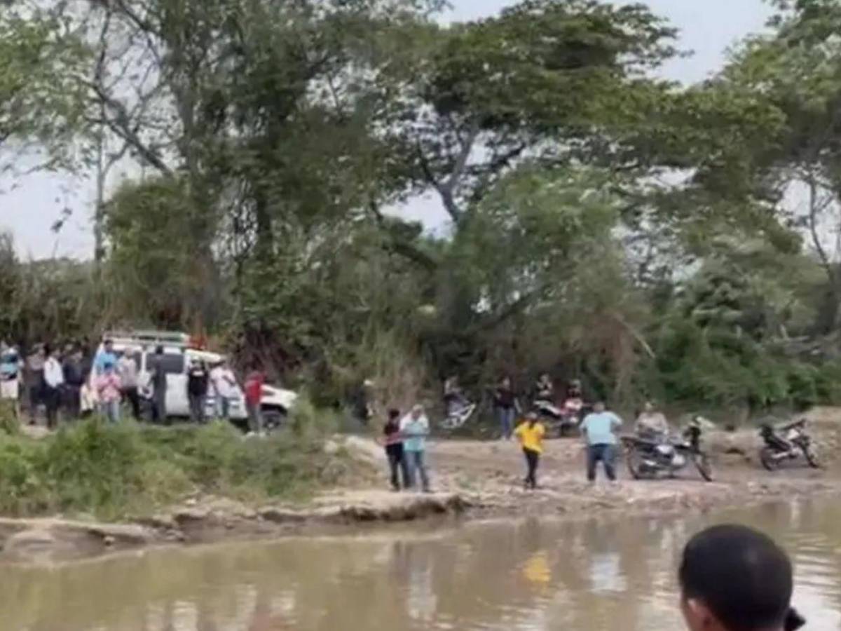 De madera y cables: así era el puente donde murieron padre, madre e hija en Ocotepeque