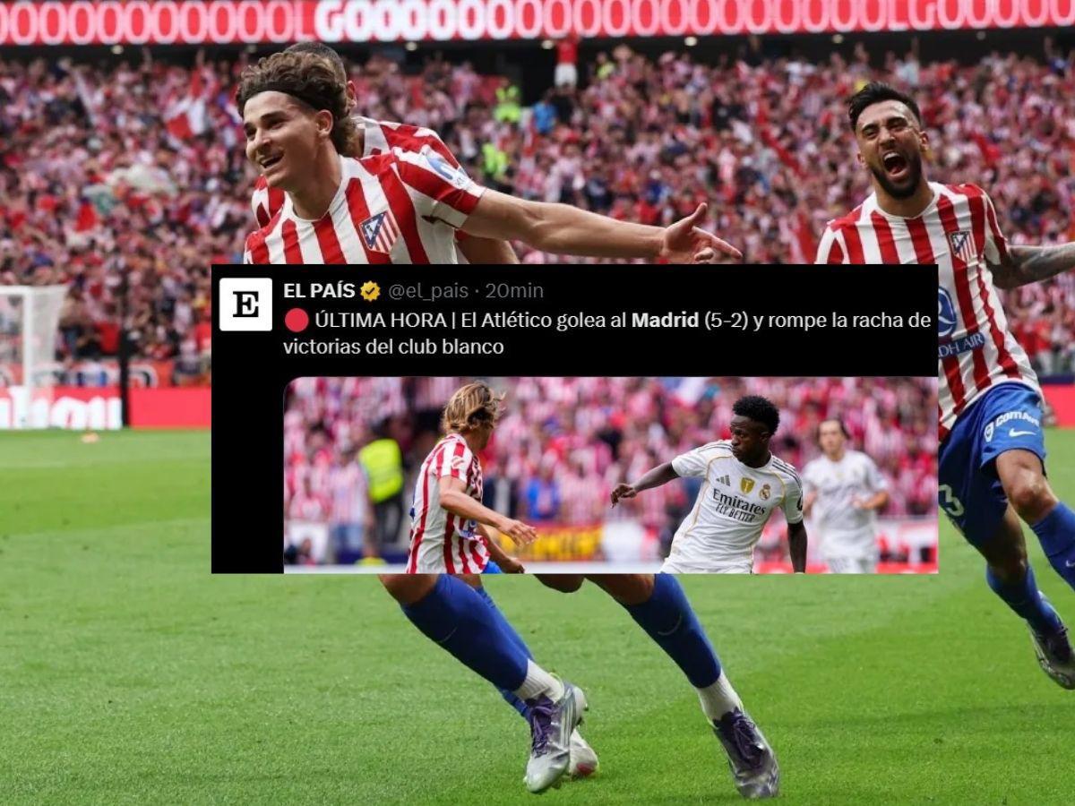 Lo que dicen los medios y periodistas luego de derrota del Real Madrid ante el Atlético