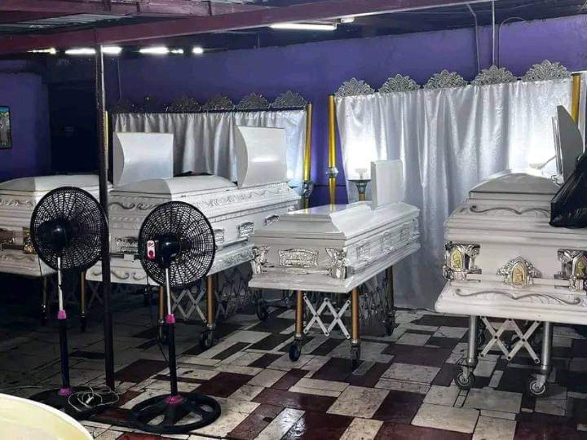 Las cuatro víctimas del derrumbe por lluvias ya están siendo veladas.