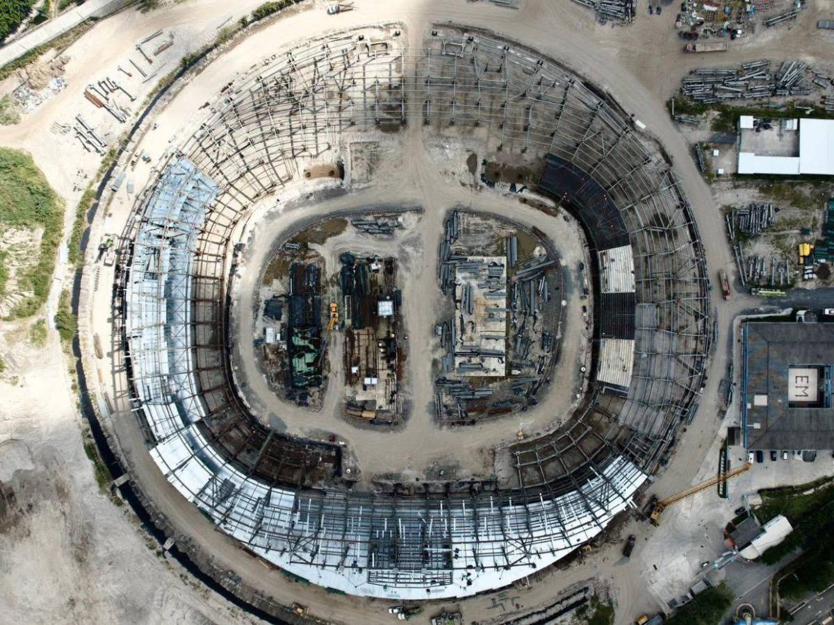 Así va la construcción del estadio más lujoso de Centroamérica en El Salvador
