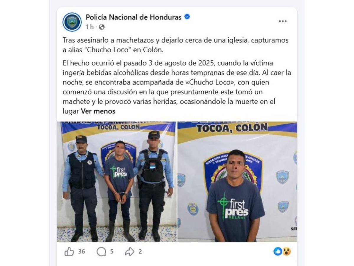 Chucho Loco mató a su amigo a machetazos y lo dejó cerca de una iglesia: culpa al diablo