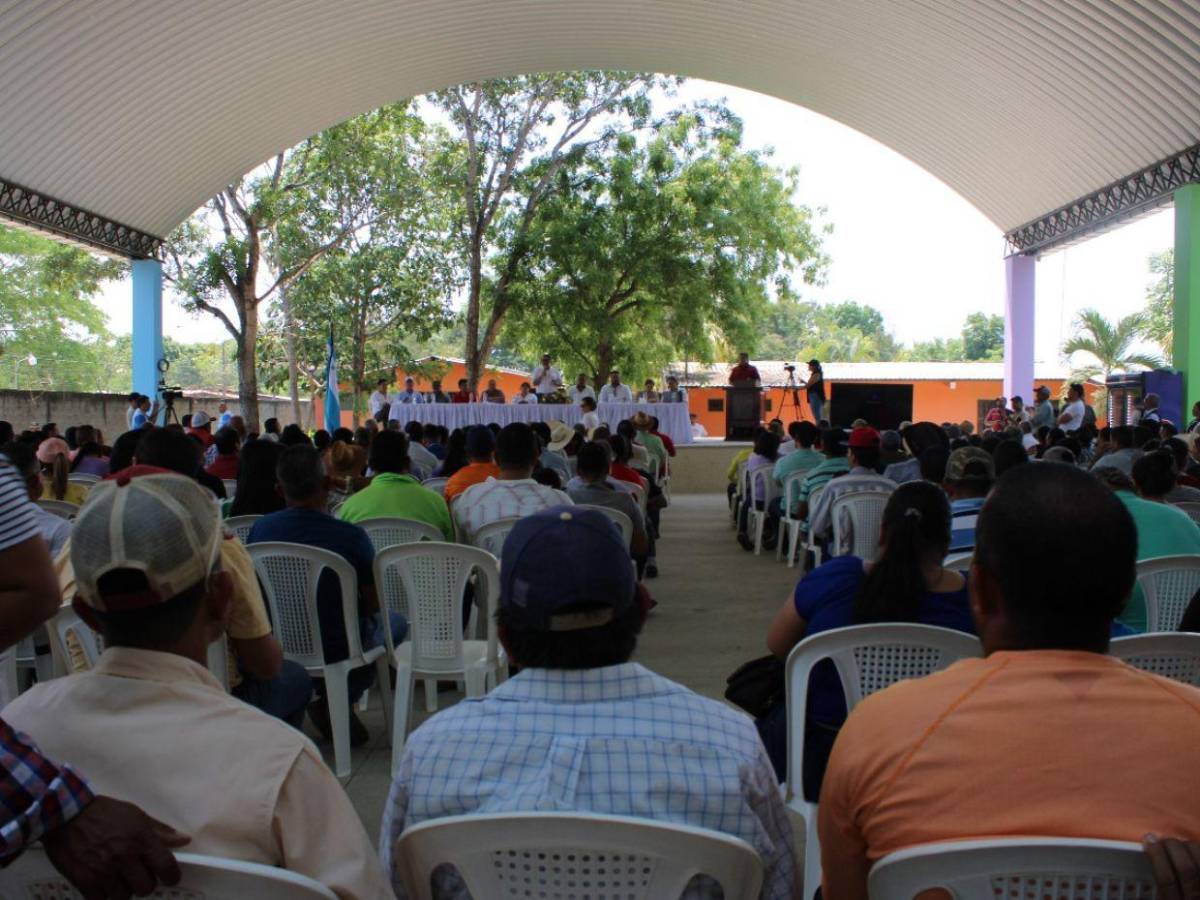 Pobladores de Quimistán, Santa Bárbara, rechazan represa El Tablón