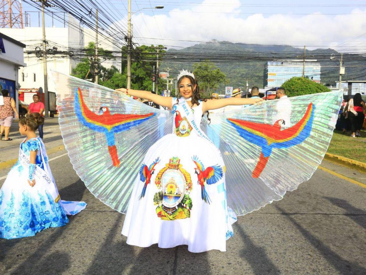 Los mejores trajes de los desfiles patrios de las escuelas en San Pedro Sula