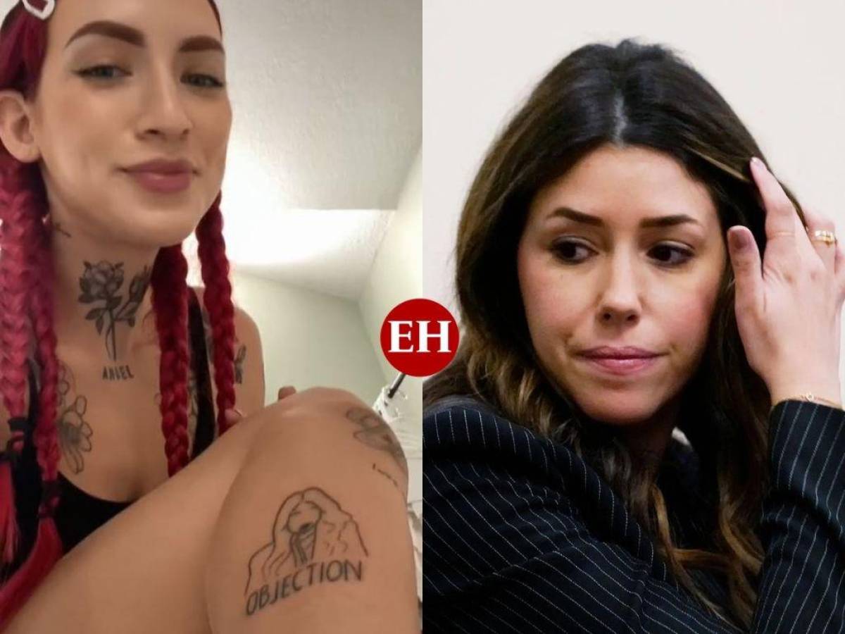 Joven se viralizó al tatuarse a Camille Vasquez, abogada de Johnny Depp