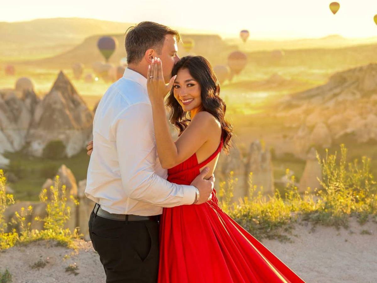 Karlen Pérez y Gustavo Leone se comprometen en Capadocia: Le dije que sí a mi amor