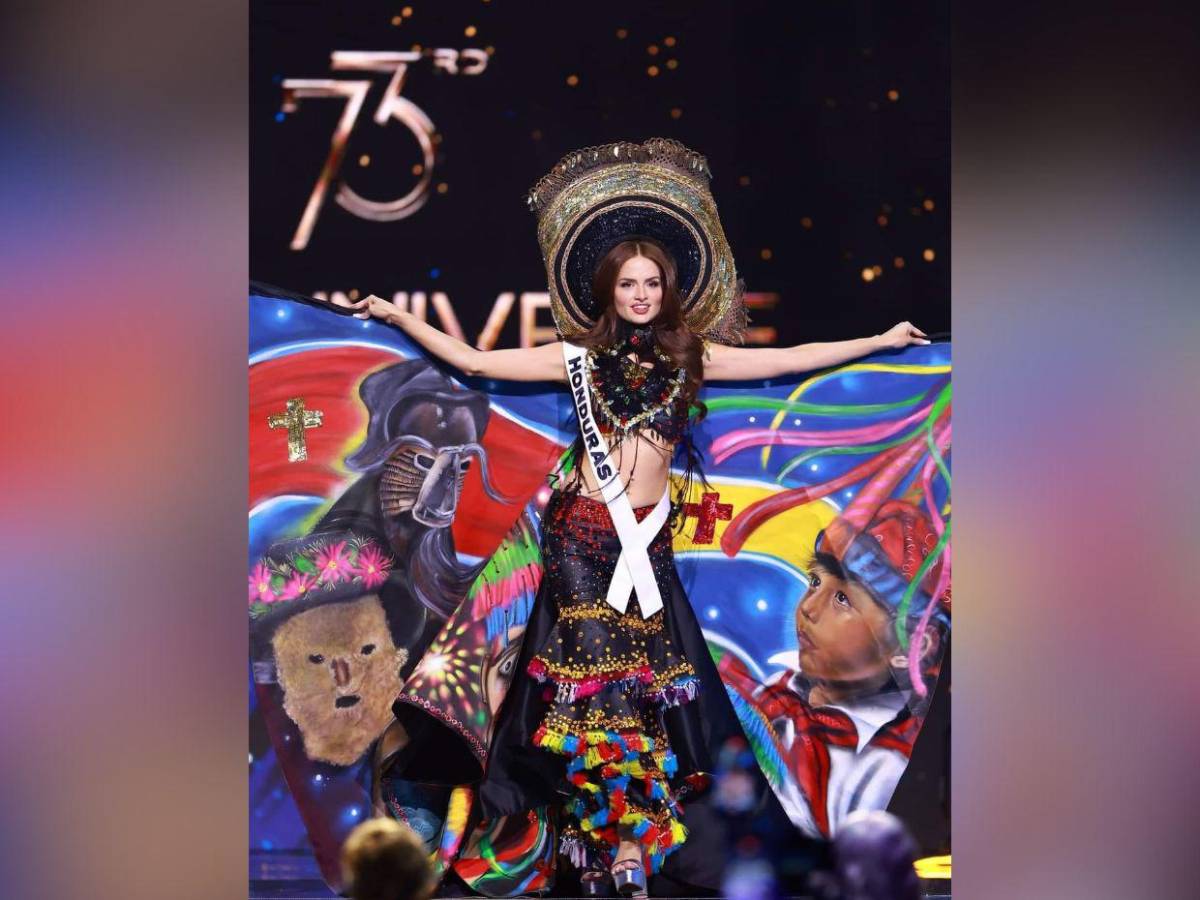 Así han lucido las hondureñas en traje típico en el Miss Universo