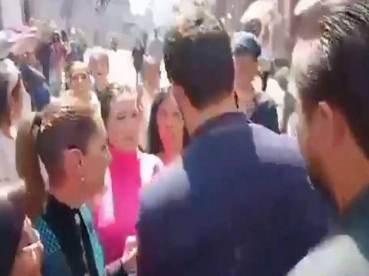 Un hombre acosó y tocó a Sheinbaum durante un recorrido en Ciudad de México