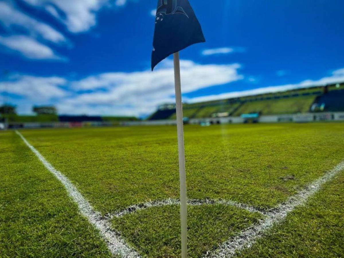 ¡Una belleza! Así está quedando el estadio Juan Ramón Brevé de Juticalpa con su nueva grama