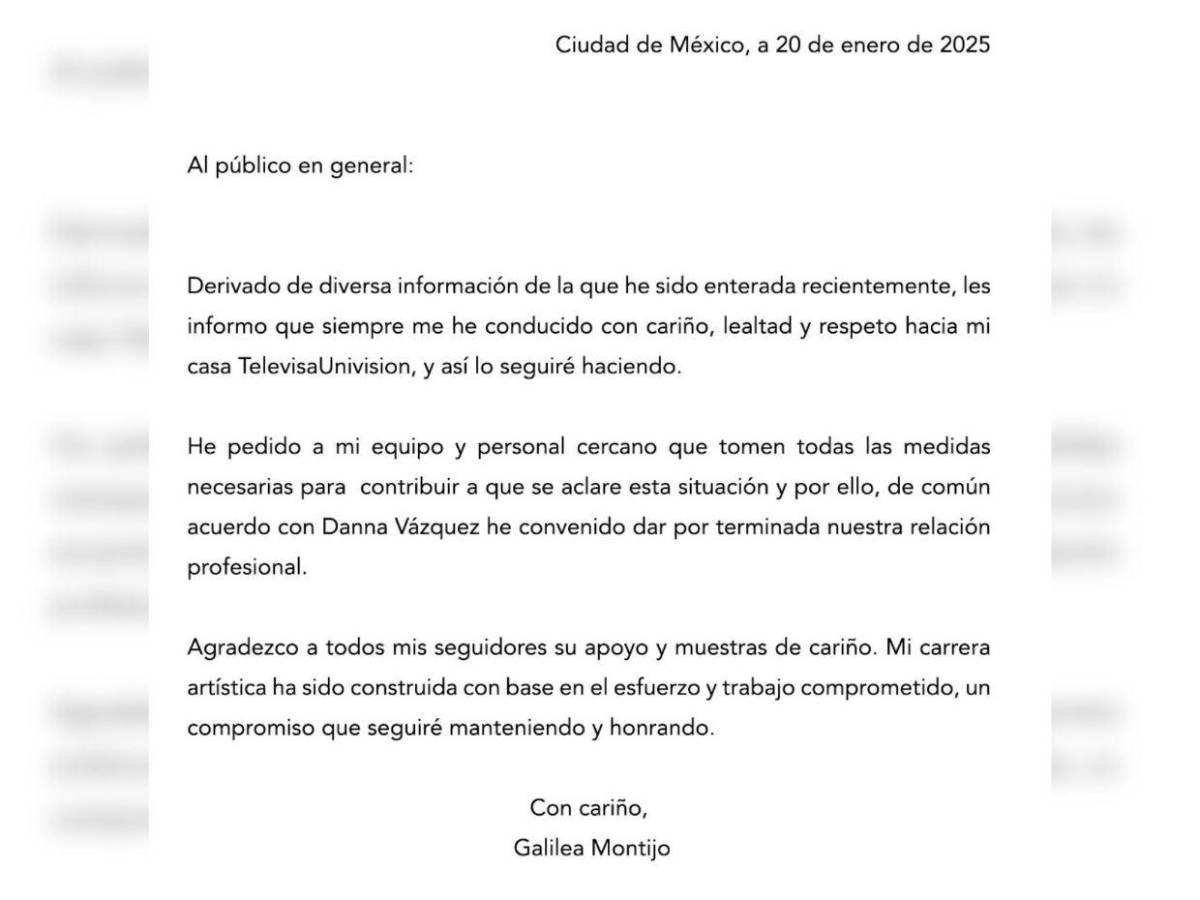 ¿Galilea Montijo podría perder contrato con Televisa tras polémica filtración?