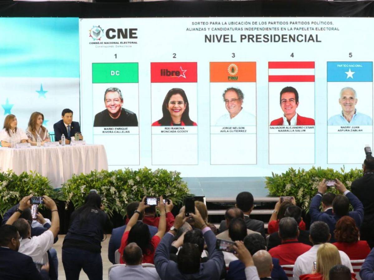 Así se llevó a cabo el sorteo de posiciones electorales ¿Cómo quedó la papeleta?