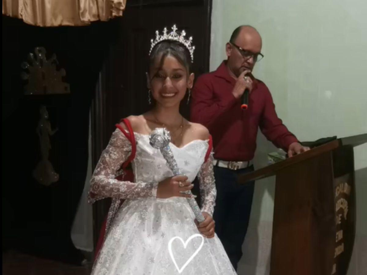 Murió carbonizada en su casa: Momento en que Jancy España se coronó como reina de Nueva Armenia